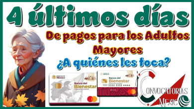 4 últimos días de pagos para los Adultos Mayores | ¿A quiénes les toca?