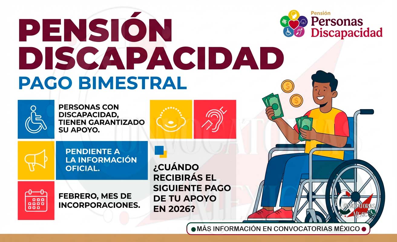 Próximo operativo de pagos de la Pensión para Personas con Discapacidad: fechas clave y registro en febrero
