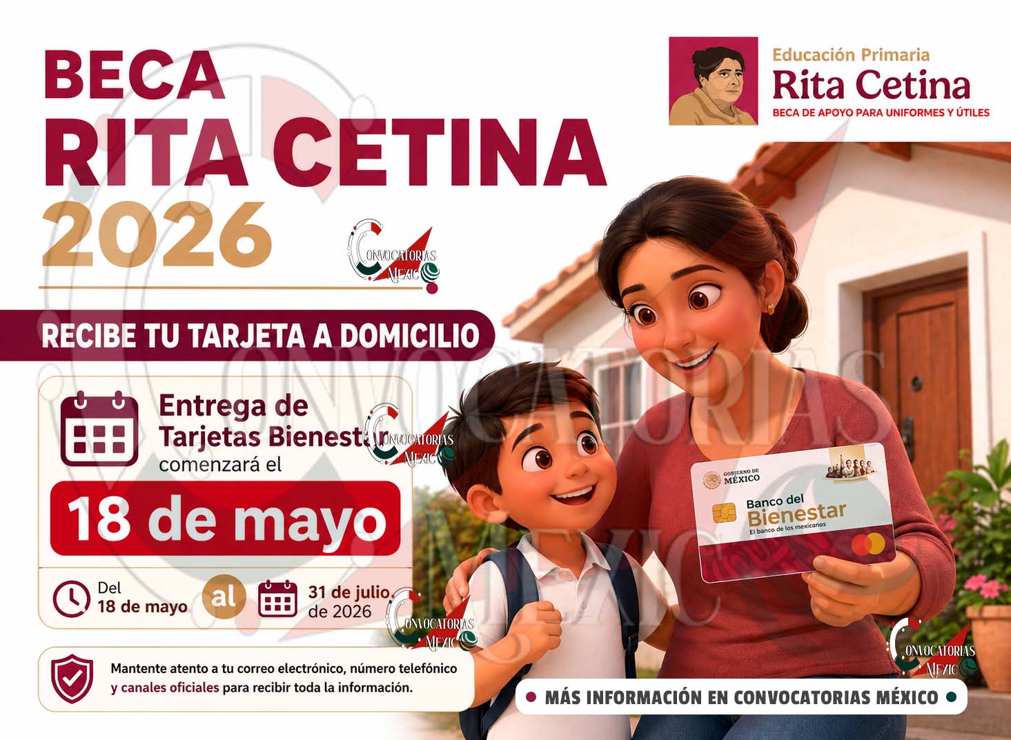 ¡Podrás recibir tu Tarjeta Bienestar a domicilio! Si te registraste a la Beca en marzo 2026, esto te interesa...