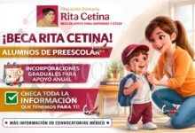 Beca “Rita Cetina” 2026: apoyo para útiles y uniformes en educación primaria | Fechas para preescolar
