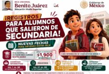 Beca Benito Juárez: nuevo registro para quienes ingresan a preparatoria en 2026