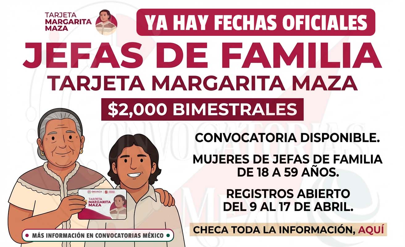 Convocatoria para jefas de familia en Oaxaca: anuncian registro para programa de apoyo