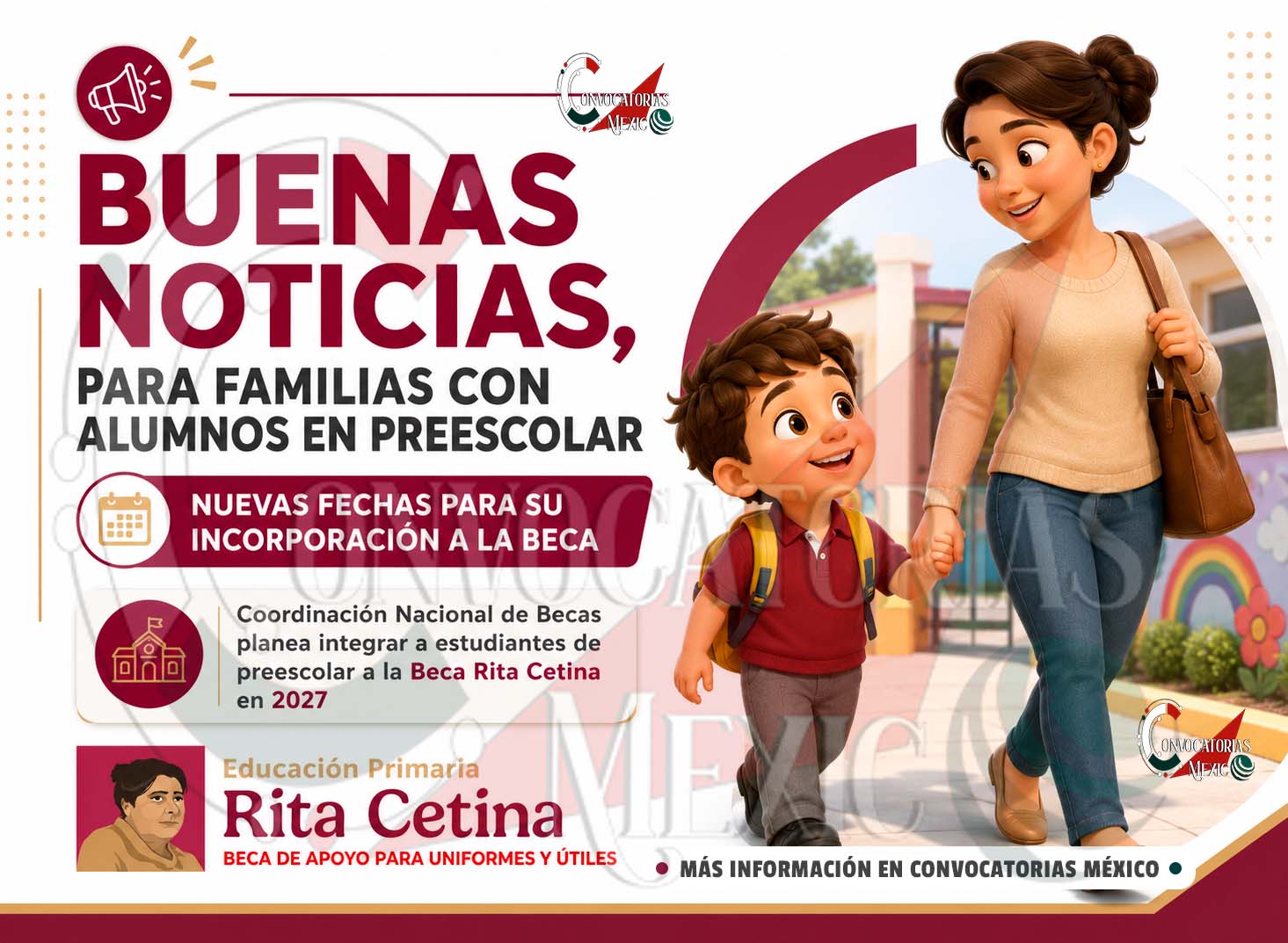 Beca Rita Cetina podría llegar al nivel preescolar; esto es lo que se sabe sobre el registro previsto para 2027