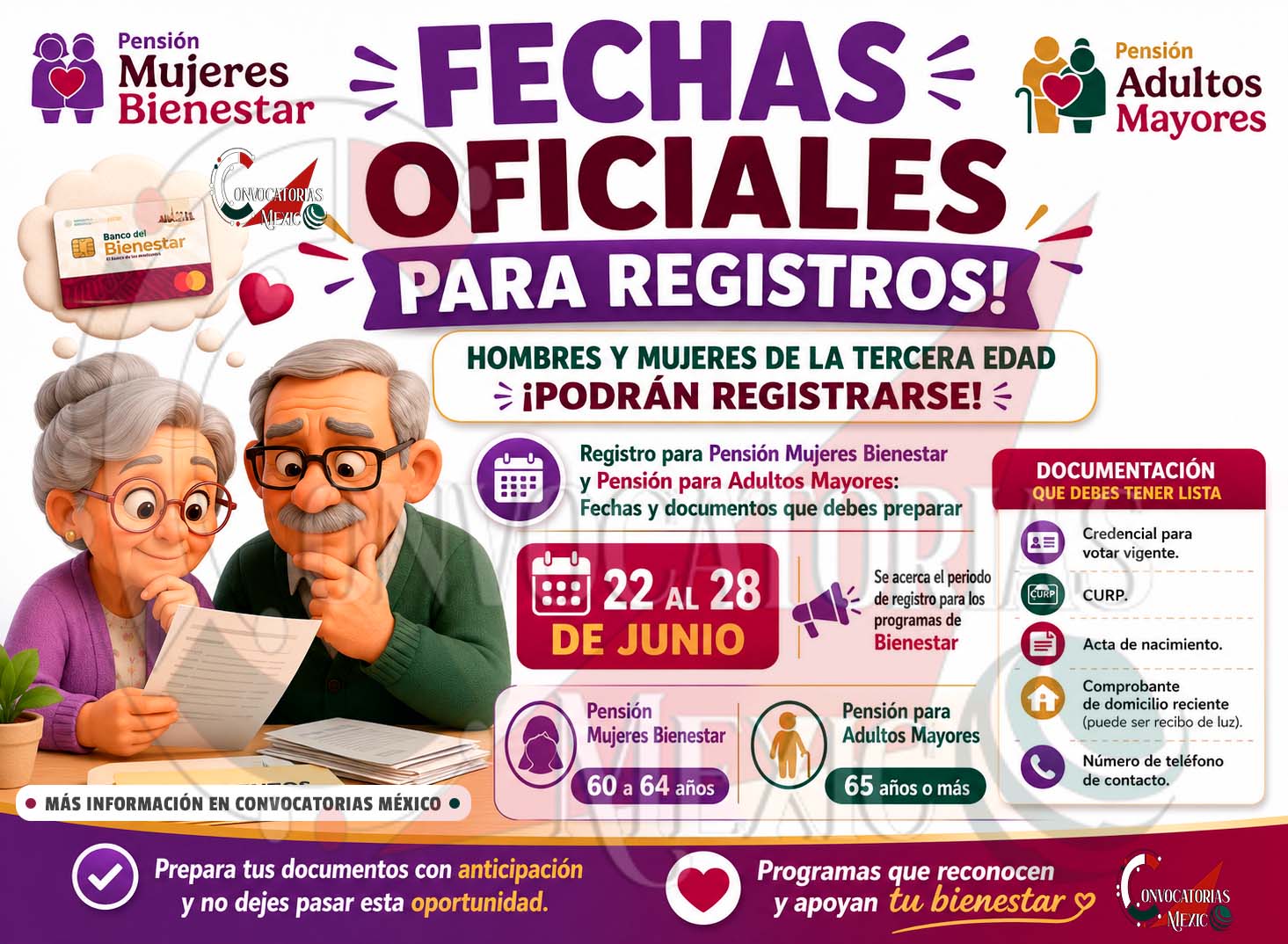 Registro para programas de Bienestar en junio: estos son los documentos que debes reunir desde ahora