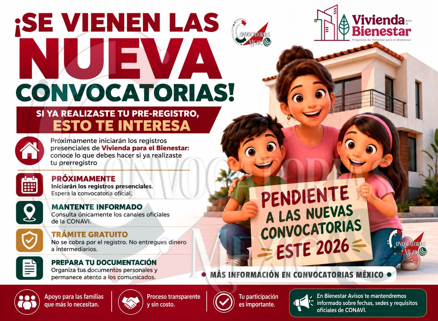 Se acerca una etapa clave de Vivienda para el Bienestar: esto deben saber quienes ya hicieron su pre-registro
