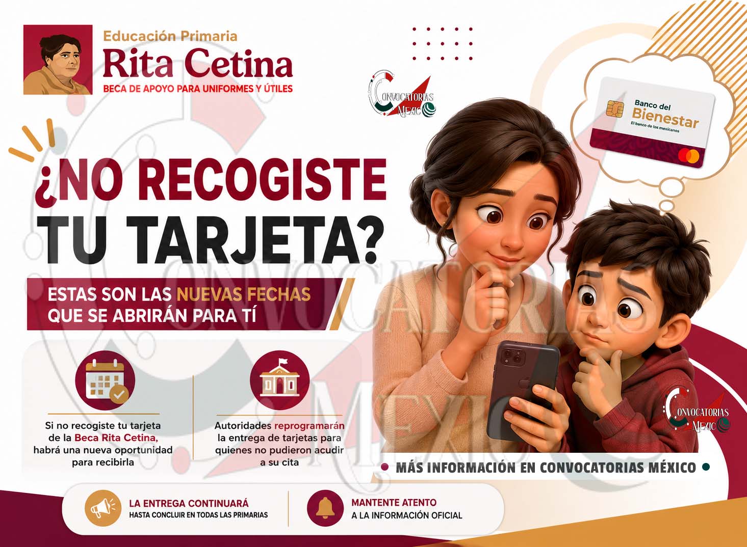No acudiste por tu tarjeta de la Beca Rita Cetina? Esto es lo que sucederá con tu entrega
