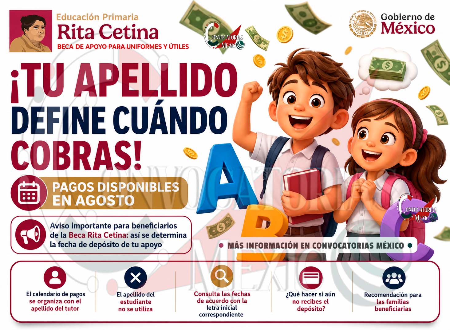 Beca Rita Cetina: este es el dato que debes revisar antes de consultar la fecha de tu depósito