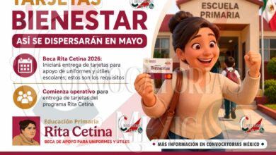 Beca Rita Cetina alista entrega de tarjetas y pago anual de 2 mil 500 pesos para estudiantes de primaria
