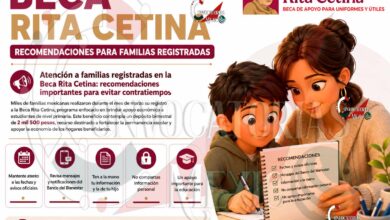 Familias beneficiarias de la Beca Rita Cetina deben mantenerse atentas a la información oficial