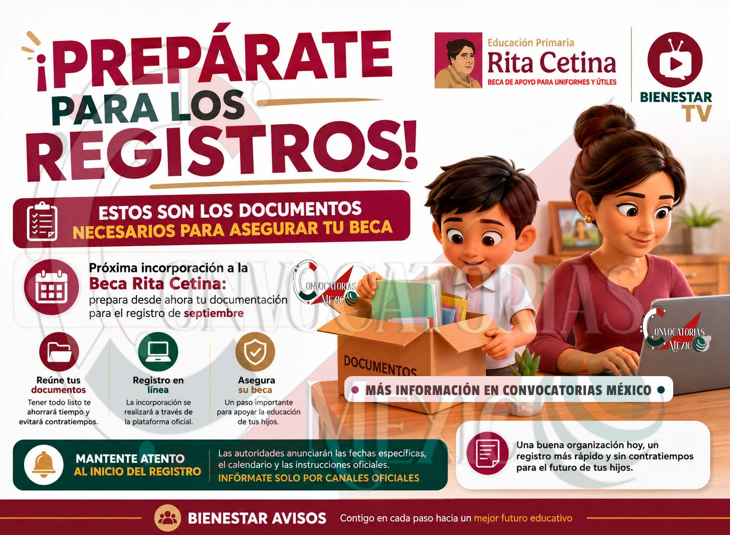 Registro de la Beca Rita Cetina en septiembre: estas son las recomendaciones para llegar preparado al proceso