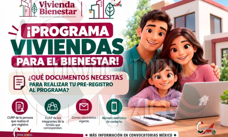 Vivienda para el Bienestar: estos son los datos que debes tener para hacer tu pre-registro