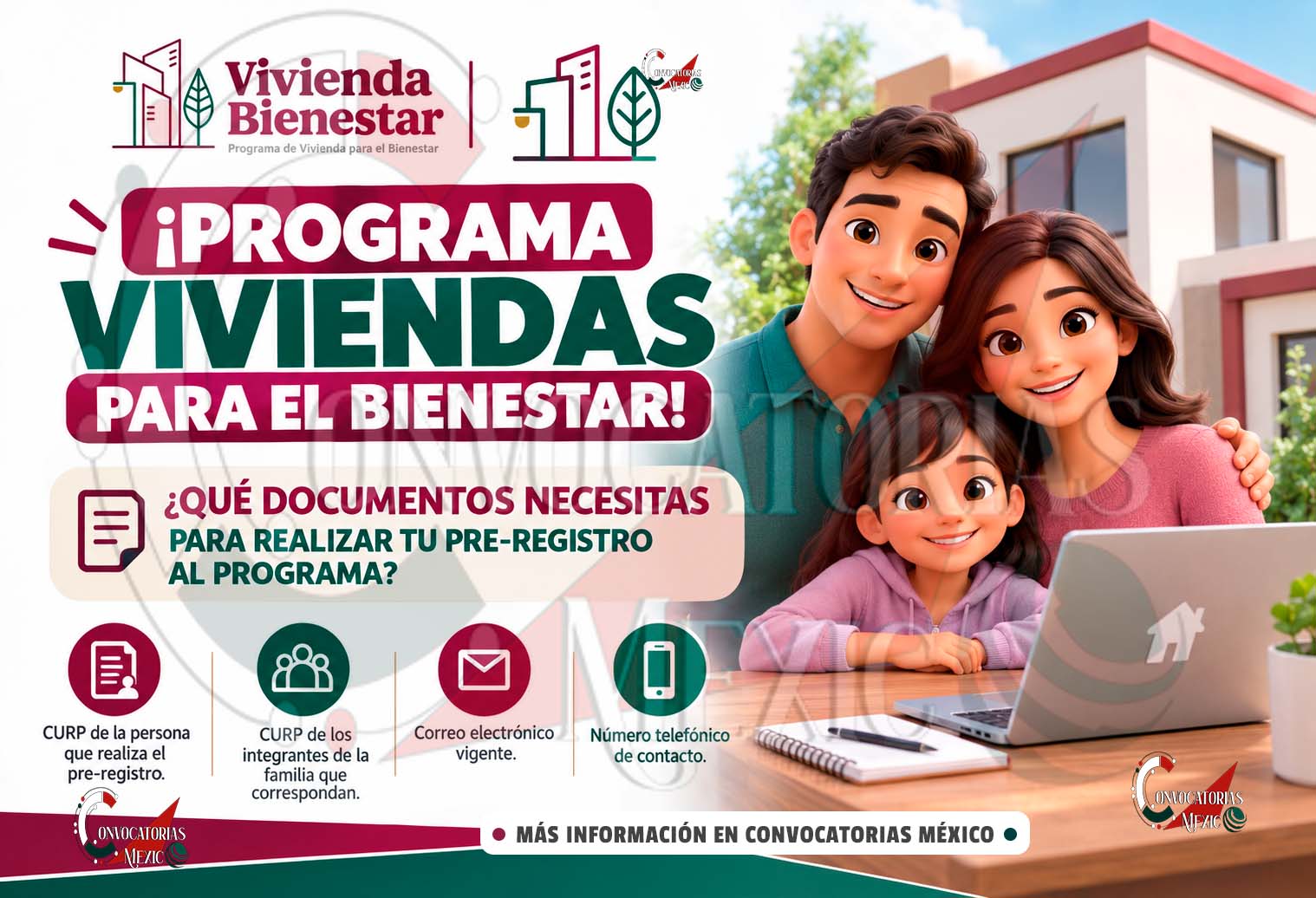 Vivienda para el Bienestar: estos son los datos que debes tener para hacer tu pre-registro