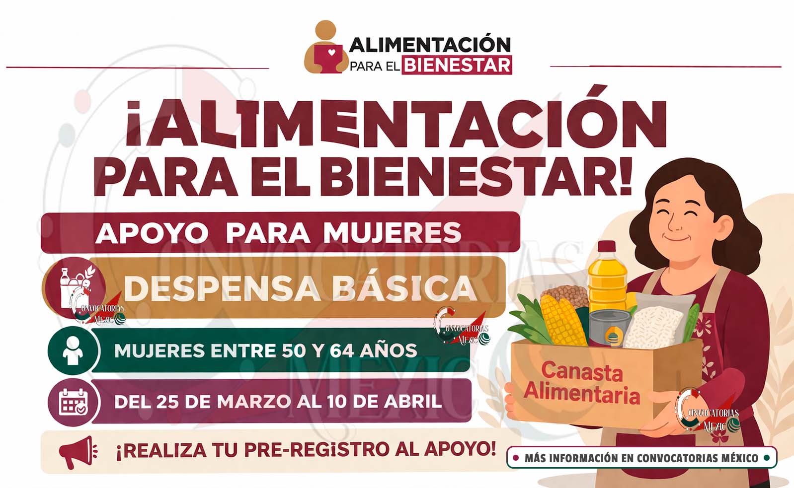 Alimentación para el Bienestar 2026: abre registro para mujeres en el Estado de México