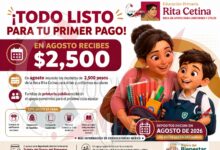 Pago de 2,500 pesos para útiles y uniformes comenzará en agosto; esto es lo que deben saber las familias