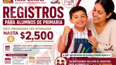 Beca Rita Cetina 2026: septiembre será el mes clave para registrar a estudiantes de primaria