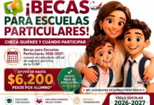 Becas para Escuelas Particulares 2026-2027: revisa cuándo te toca registrarte y quiénes pueden solicitar este apoyo