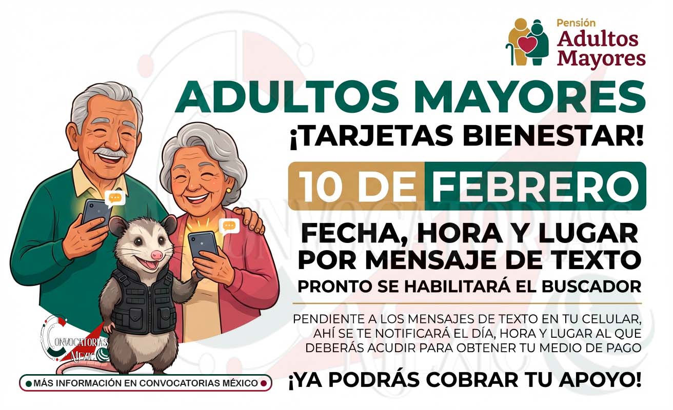 Autoridades anuncian inicio del aviso para entrega de tarjetas del Bienestar a nuevos beneficiarios | Directo a tu teléfono