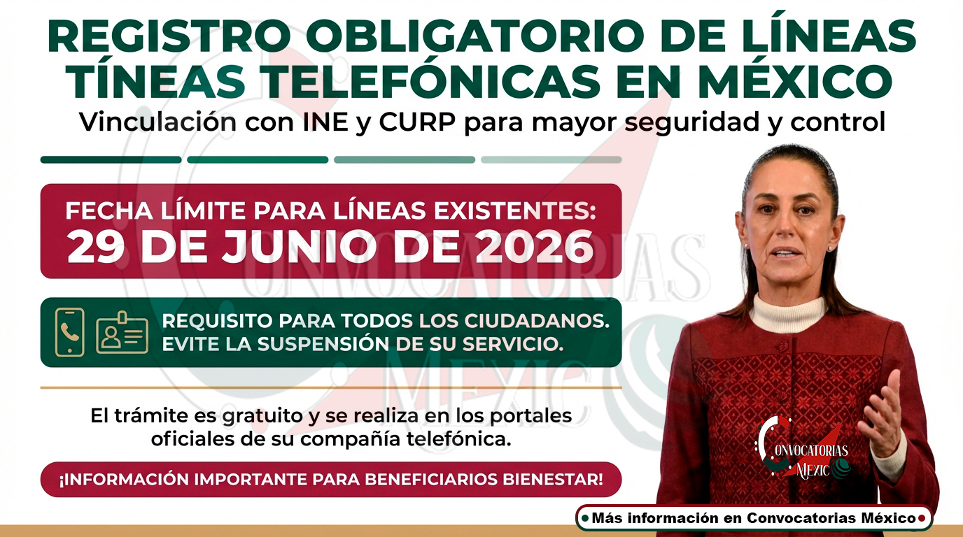 Registro obligatorio de líneas telefónicas en México: implicaciones directas para beneficiarios de programas sociales