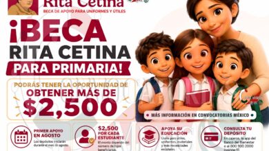 Beca Rita Cetina para Primaria: familias recibirán el primer apoyo económico durante agosto