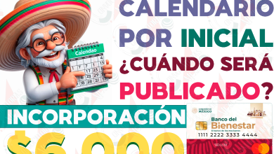 Pensión para el Bienestar: Ariadna Montiel Reyes anuncia la publicación del CALENDARIO POR INICIAL para el mes de AGOSTO.