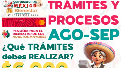 Pensión para el Bienestar: Trámites y Procesos IMPORTANTES que debes realizar en AGOSTO Y SEPTIEMBRE. ¿Qué procesos importantes debes realizar en estos meses?