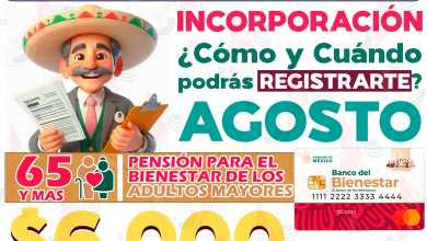 RECIBE $6,000 pesos con este programa de apoyo gubernamental. ¿Cómo y cuándo INCORPORARTE al programa de Pensiones para el Bienestar de las personas adultas mayores?