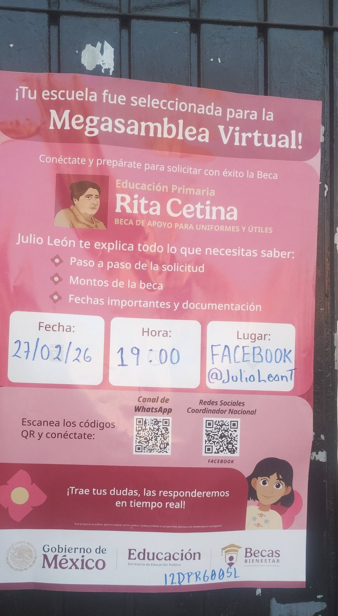 Megasamblea de Becas 2026: Si en la escuela de tu hijo dejaron este aviso, debes conectarte el 27 de febrero o podrías perder información clave del apoyo