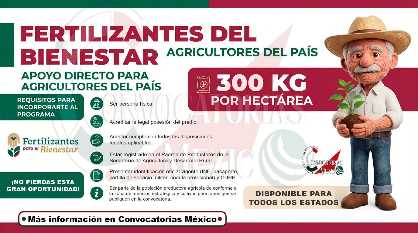 Fertilizantes Para el Bienestar impulsa al campo con apoyos directos para pequeños productores