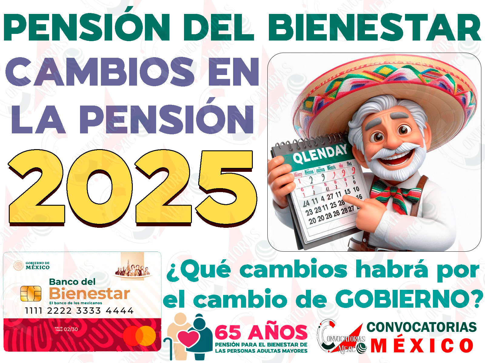 ¿Qué cambios tendrá tu Pensión del Bienestar para 2025, cuando Claudia Sheinbaum sea presidenta?
