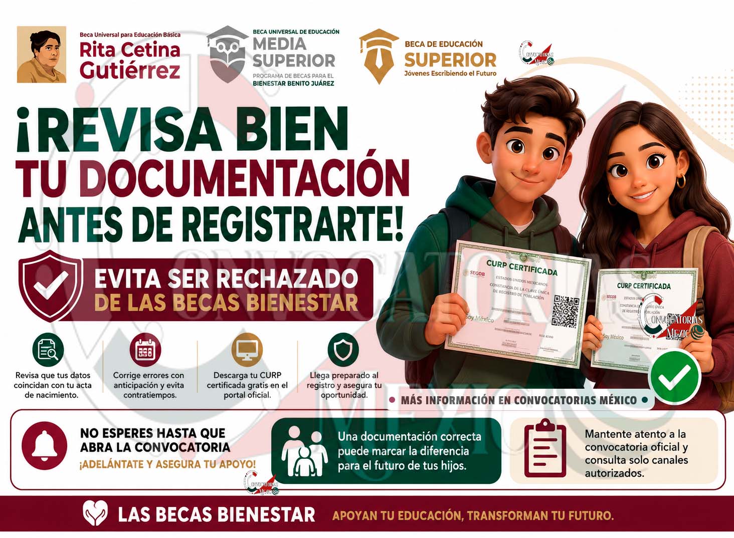 Becas Bienestar: revisa este documento antes de que inicie el próximo registro | Requisito importante para tu registro