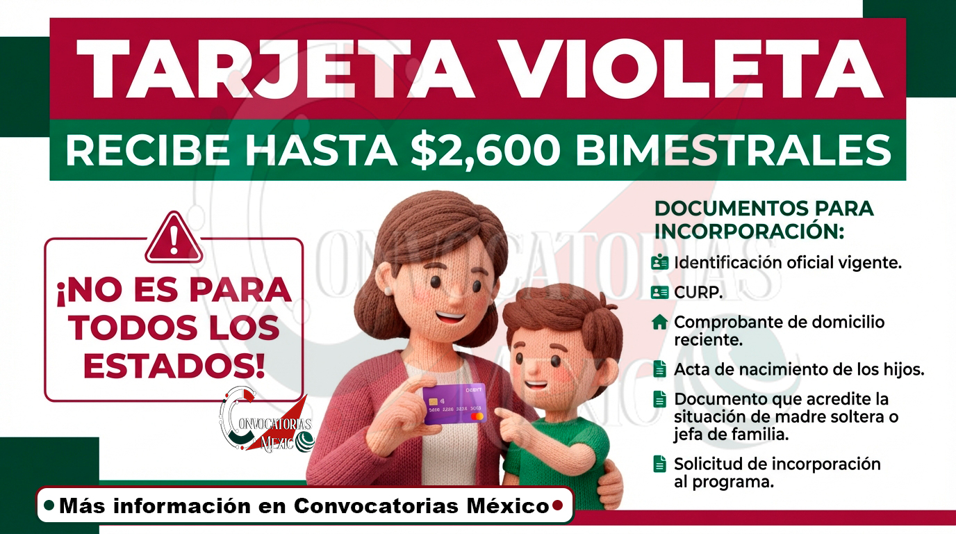 Tarjeta Violeta: un programa integral para fortalecer a madres jefas de familia