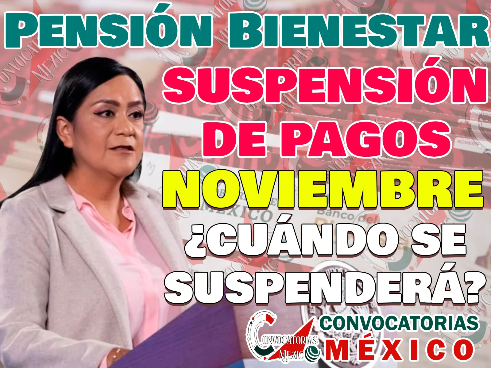 En estos días NO se entregarán Pensiones del Bienestar para las personas adultas mayores. ¡SUSPENSIÓN!