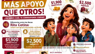 Beca Rita Cetina: estas son las diferencias entre el apoyo para primaria y el beneficio para estudiantes de secundaria