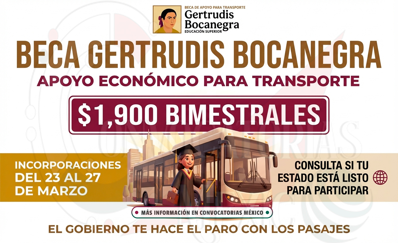 Beca Gertrudis Bocanegra 2026: fechas, requisitos y proceso de selección para universitarios en Michoacán