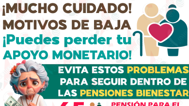 Razones por las que podrías perder tu apoyo monetario de las Pensiones Bienestar. ¿Cuáles son los motivos de BAJA para este programa de apoyo?