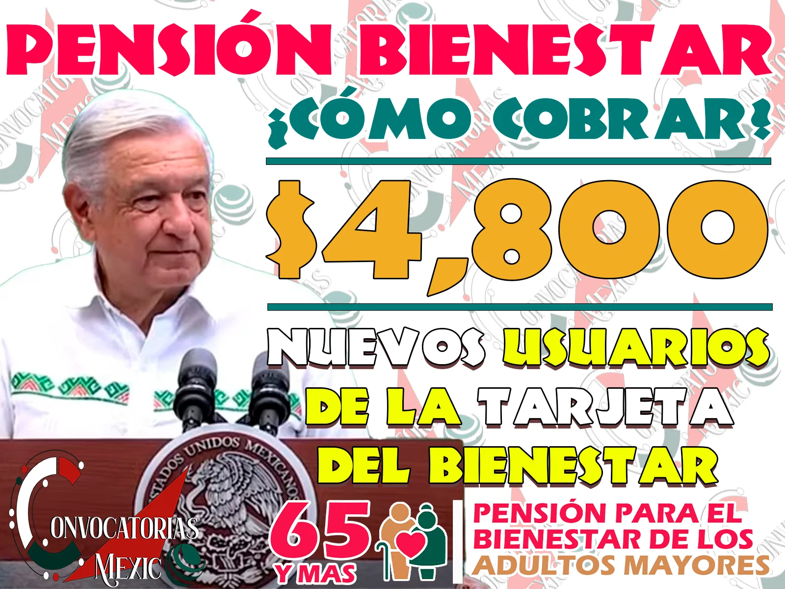 ¿Eres nuevo usuario de las Tarjetas del Bienestar? ¡Así puedes cobrar tus Pensiones!