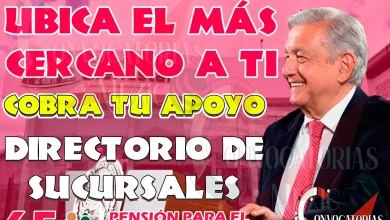 Consulta el Directorio de Sucursales Bancarias del Banco Bienestar. ¿Dónde podrás cobrar tus Pensiones?
