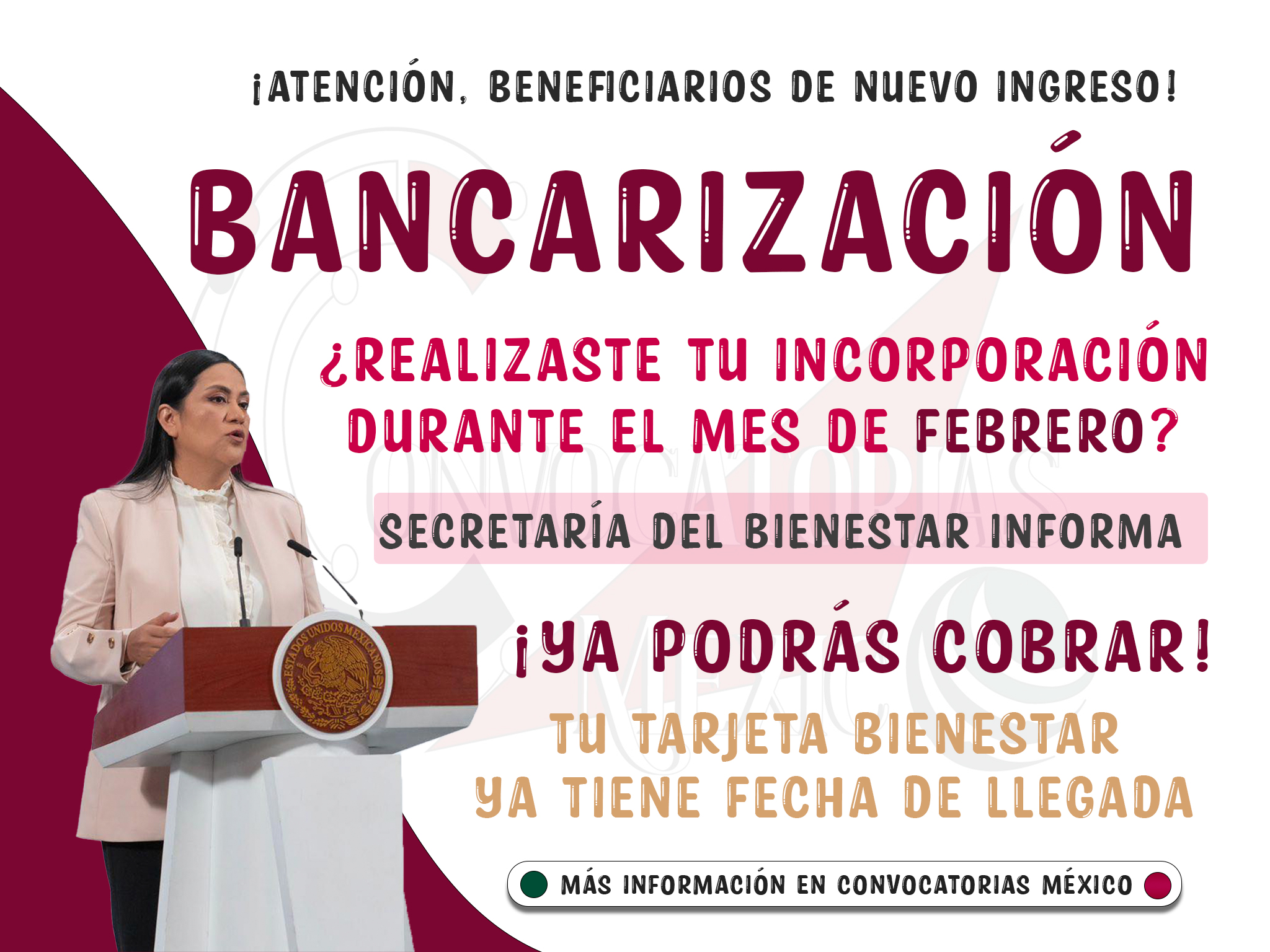 ¿Realizaste tu trámite de incorporación en FEBRERO? Secretaría del Bienestar tiene esta noticia sobre tu Tarjeta Bienestar