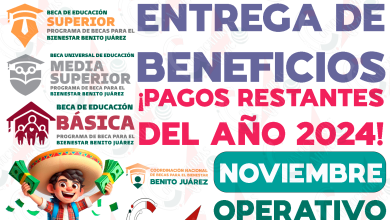 Pensiones del Bienestar: Lista de PAGOS RESTANTES de este año 2024. ¿Cuáles son los beneficios que recibirás en lo que resta del año?