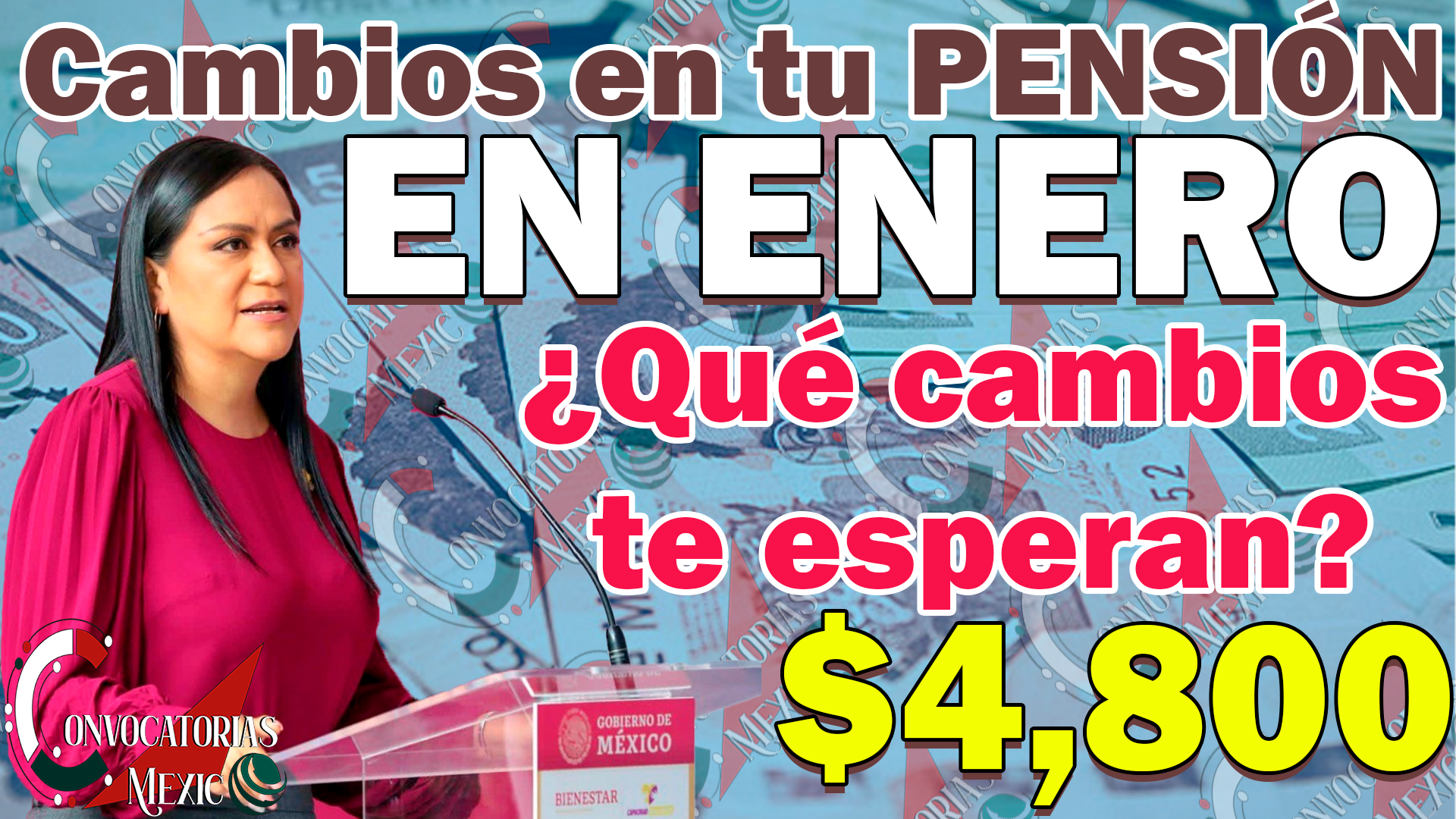 ¡Estos son los cambios que se implementarán en tu Pensión del Bienestar para el próximo ENERO! 11 905