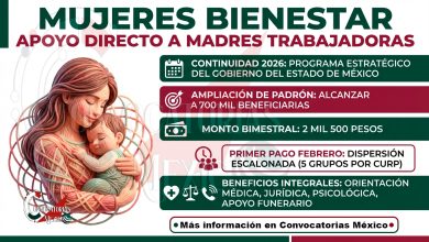 Mujeres con Bienestar Edomex 2026: aumentan beneficiarias, mantienen apoyo económico y confirman pagos desde febrero