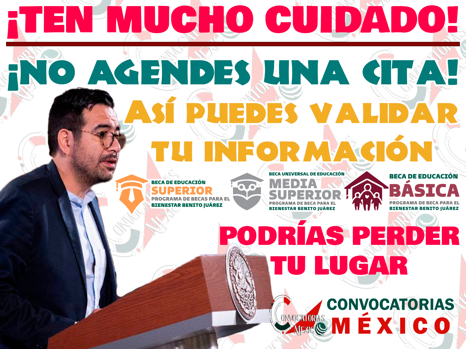 ¿Cuándo y dónde debes acudir a tu cita de validación de información? ¡NO AGENDES CITA! 11 970