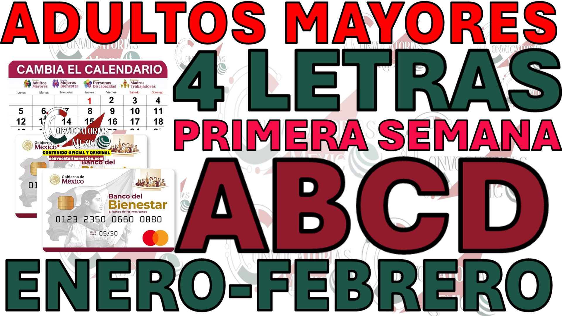 Pensión Bienestar Adultos Mayores 2026: Calendario Estimado de Pagos y Nuevo Monto para Enero