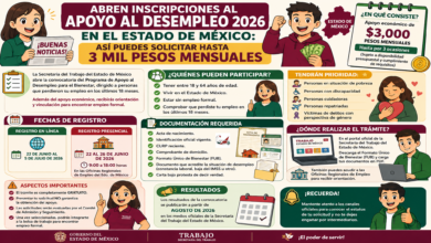 Abren inscripciones al Apoyo al Desempleo 2026 en el Estado de México: así puedes solicitar hasta 3 mil pesos mensuales