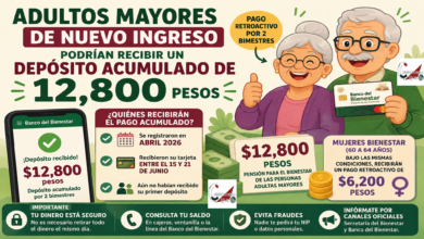 Adultos mayores de nuevo ingreso podrían recibir un depósito acumulado de 12,800 pesos