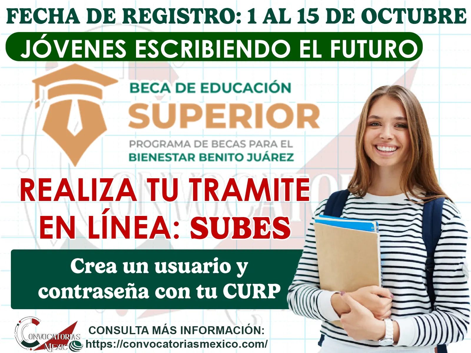 Atención alumnos de secundaria ¡En esta fecha arranca el registro a las Becas Rita Cetina!