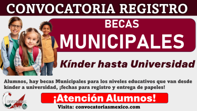 Alumnos, hay becas Municipales para los niveles educativos que van desde kínder a universidad, ¡fechas para registro y entrega de papeles!