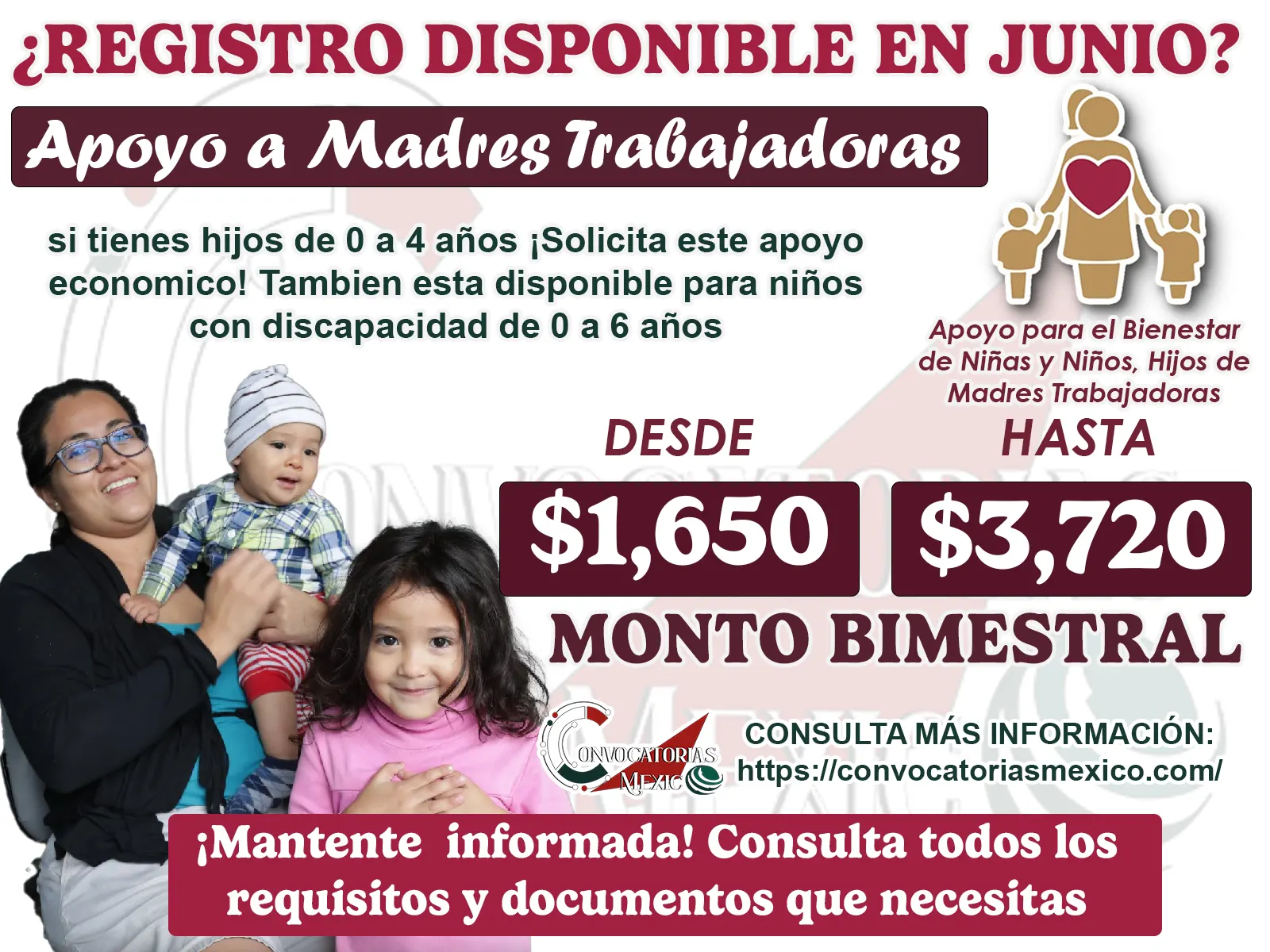 Apoyo Madres a Trabajadoras ¿Habrá inscripciones para este junio? Esto es lo que se sabe