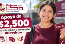 Mujeres con Bienestar Edomex 2026: apoyo de $2,500, pagos de octubre y qué se sabe del registro