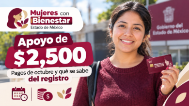 Mujeres con Bienestar Edomex 2026: apoyo de $2,500, pagos de octubre y qué se sabe del registro